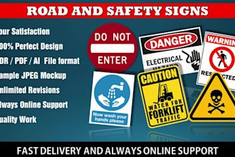 create osha compliant safety signs and construction signs for workplace safety