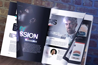 create eye catching book promo and magazine promotional video