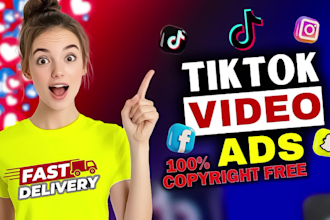 create tik tok ads ugc ads for your products in 8 hours