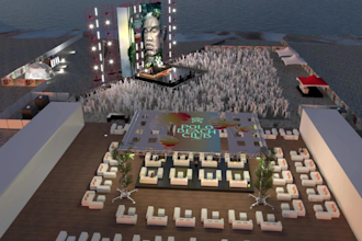 creatively design your festival, popup, fairs, events, stage, flooplan