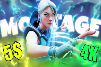 edit epic gaming montage for valorant, cod, apex gameplay