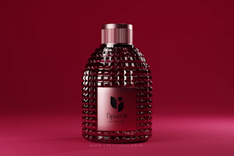 create 3d perfume bottle and 3d perfume animation, ai perfume commercial video