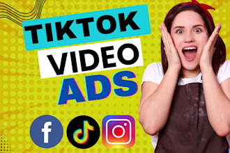 create viral tik tok video ads, dropshipping ads, tiktok video ads