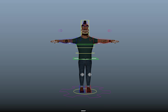 do 3d character rigging in maya and blender
