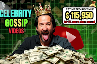create engaging celebrity gossip and news videos for your channel