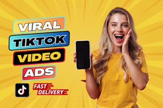 create tik tok video ads and facebook video ads for dropshipping products
