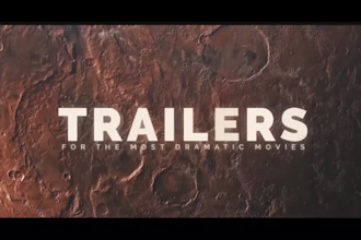 create a cinematic trailer and movie trailer video