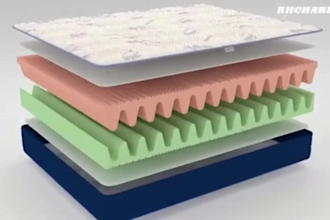 create 3d mattress animation 3d bed interior design bed model 3d rendering