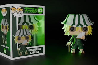 create your own custom funko pop ready for 3d printing