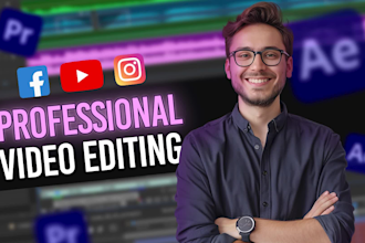 professional video editing for ads, events, reels, youtube, vlog, promo
