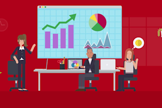 create atractive 2d cartoon animation and explainer videos