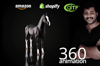 create glb cinema4d 3d models 360 animation for shopify website and amazon etsy