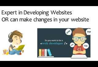 build website or make changes in your website