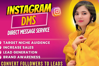 send instagram dms to your target audience