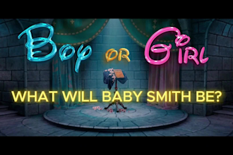 create a custom disney gender reveal video