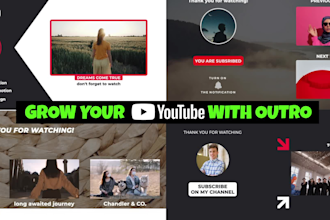 make unique outro for your channel