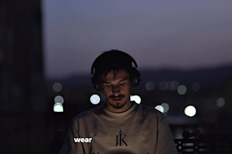 produce a cinematic commercial or brand video