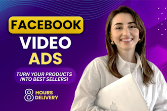 create ecommerce facebook video ads, dropshipping video ads