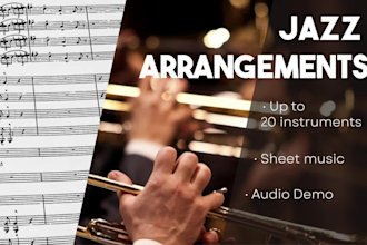 write the jazz arrangement you need