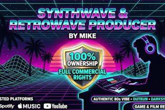 ghost produce synthwave music with full commercial rights
