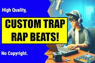 produce awesome trap lofi beats or rap beats no copyright