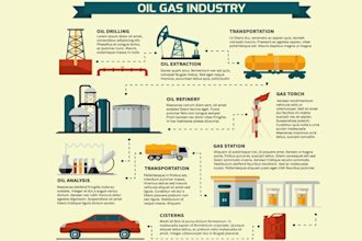 design a professional process infographic