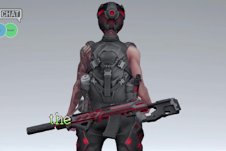 create custom vrchat assets outfits props weapon for vrchat avatar