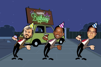 make you dance like mr bean in funny happy birthday video