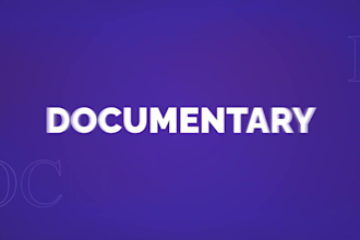 do professional documentary editing for youtube videos and short films