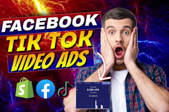 create tik tok video ads for dropshipping products