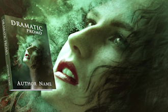 create this epic dramatic book promo