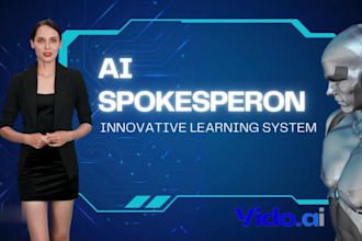 create a realistic ai spokesperson video with human face and voice