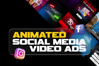 create animated social ads, facebook ads, instagram ads