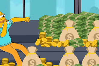 crypto meme video, meme coin animation, meme coin art, 2d animation