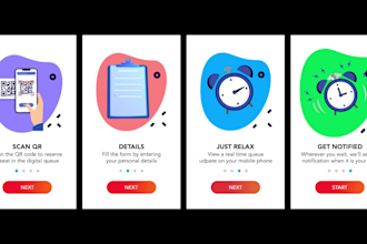 design onboarding screens for ios and android app