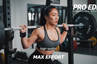 edit workout, gym, fitness videos