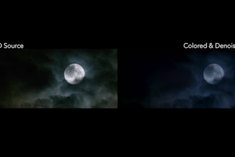 denoise or noise reduce your video footage professionally