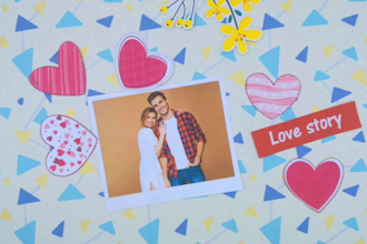create creative stop motion slideshow video