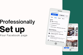 do your facebook business page create and social media setup