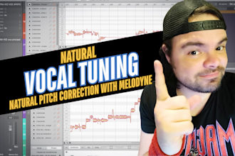 manually tune and edit your vocals with melodyne
