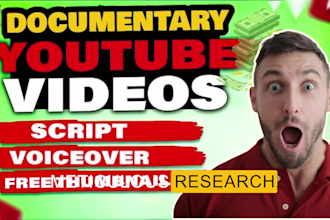 create ai history documentary videos for youtube and documentary style like vox