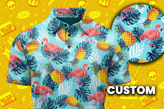 create custom polo patterns for golf, fashion, and more