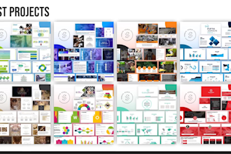create a unique, modern and branded pitch deck under 12 hrs