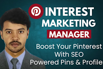 manage your pinterest account with SEO optimized pins and boards professionally