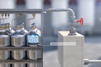 make 3d science and engineering animation video, construction work animation