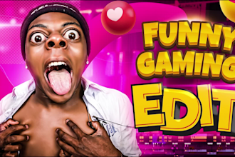funny gaming video editing for youtube