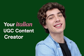 create ugc video ads in italian