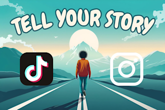 create flat design videos for tiktok and instagram