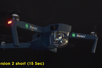 create aerial drone intro video from drone collection
