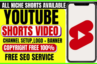 create popular youtube short channel with 60 shorts